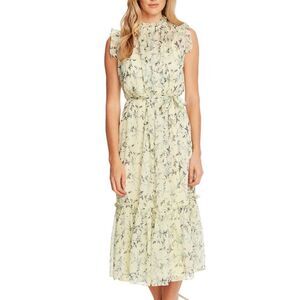 CeCe Nordstrom Ruffle Cottagecore Floral Summer Dress - 6‎
